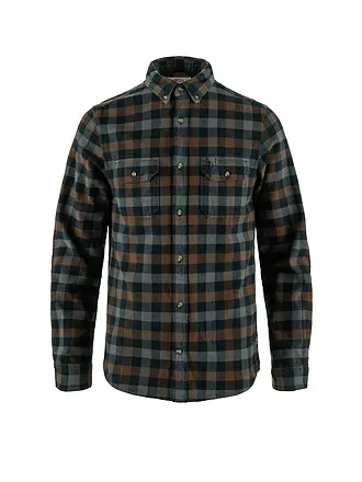 FJÄLLRÄVEN | Herren Flanellhemd Skog | dunkelblau